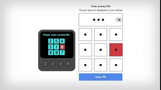 How to enter Prokey hardware wallet PIN? Wealth
