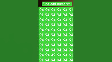 find odd numbers #maths #puzzle #gk #mathematics #iqtest #दम #quiz #riddels #evennumber #queddle