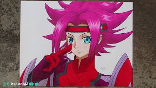 Kallen Kozuki (Code Geass) - Anime Drawing Timelapse