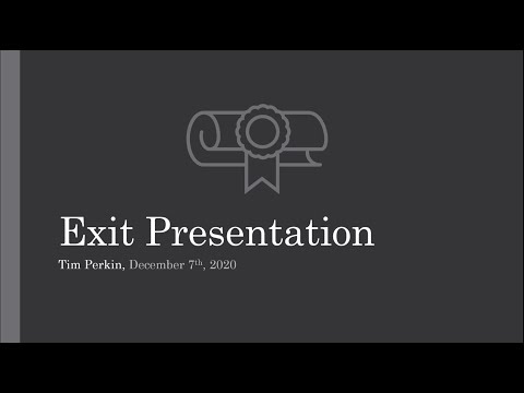 VT Computer Science Exit Presentation