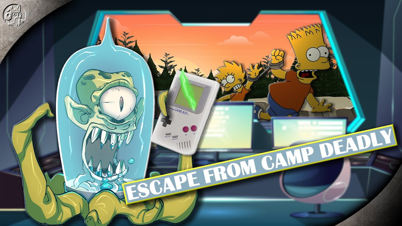 Bart 's Escape From Camp Deadly - VA TE FAIRE SHAMPOUINER !