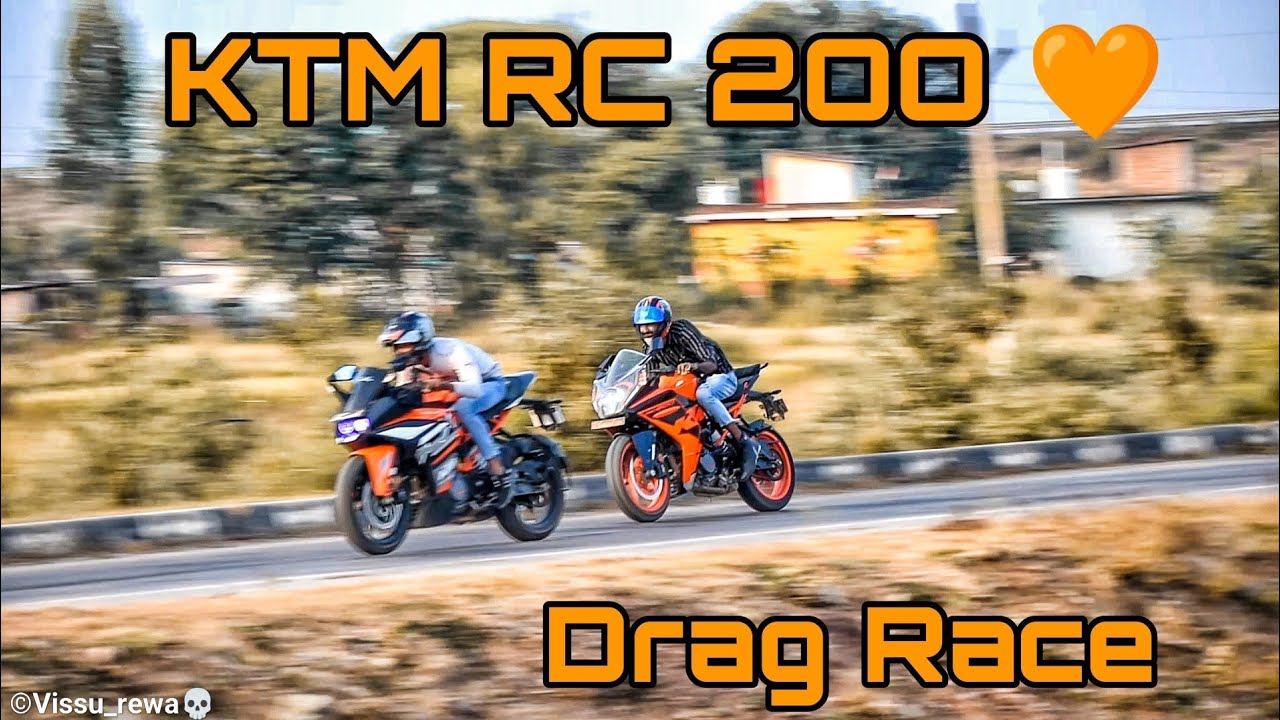 KTM RC 200 Old VS KTM RC 200 New Generation Drag Race YouTube