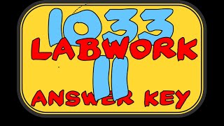 1033 LabWork 11 Answer Key