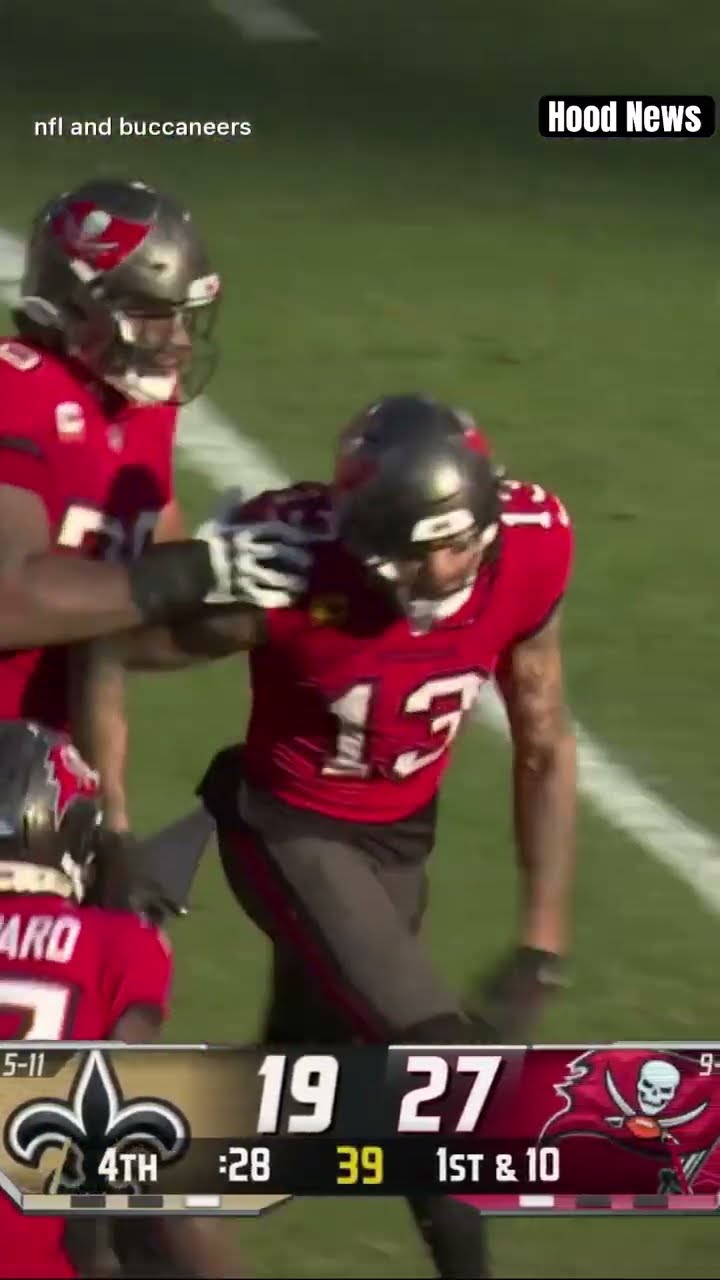 Historic game #hoodnews #mikeevans #buccaneers #NFL #football #shortvideo #omg #how #wow #sports #i