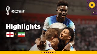 England vs Iran 6-2 Extended Highlights \& All Goals - World Cup 2022