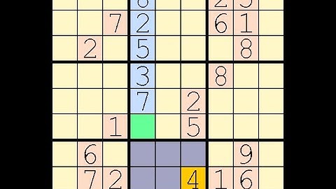 How to Solve Washington Times Sudoku Difficult  November 16, 2023