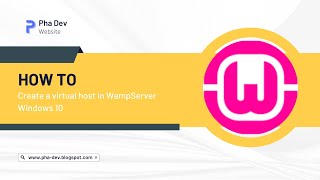 How to create a virtual host in WampServer Windows 10