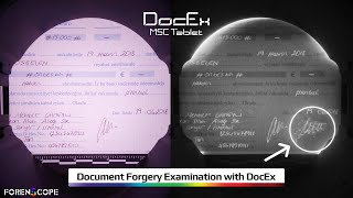 Level up your Document Forgery Examination with ForenScope's DocEx!