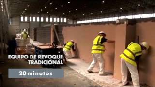 Knauf - Rendimiento Yeso Proyectable Vs Manual Knauf Mp75