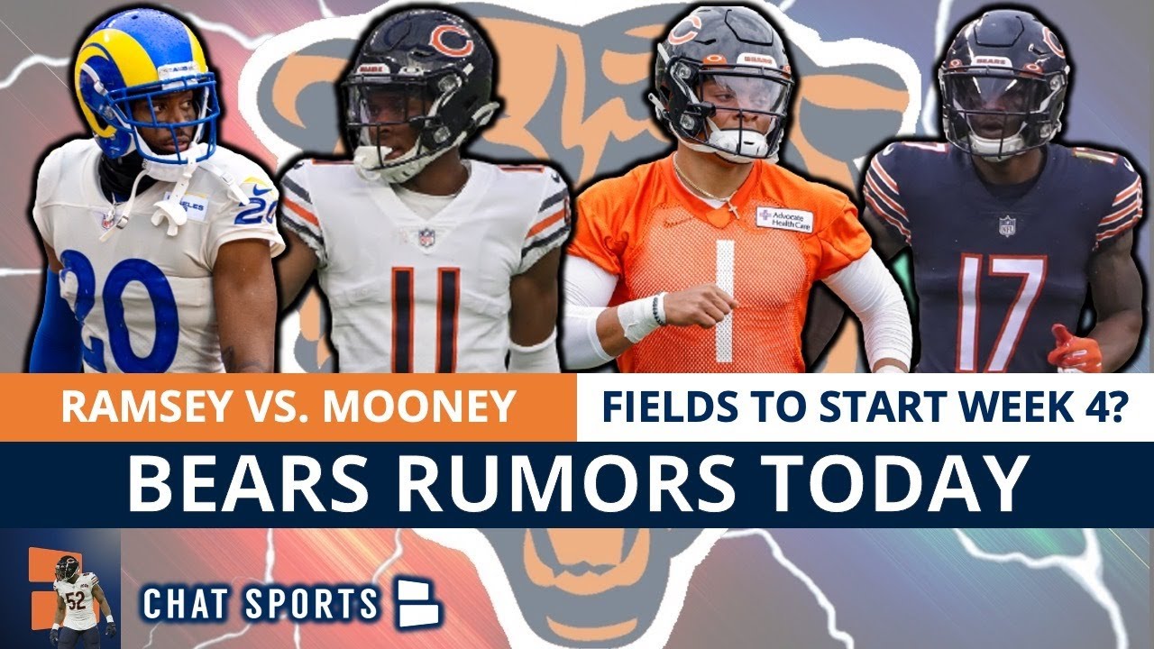 Bears Rumors: Justin Fields Starting Week 4? Jalen Ramsey vs. Darnell Mooney & Anthony Miller Latest
