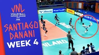 Santiago Danani - best footballer of week 4 ;-) | VNL Stars | Volleyball Nations League 2019