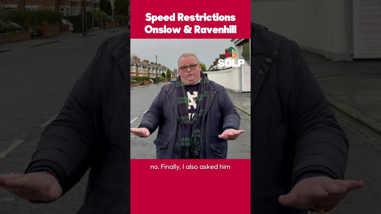 Speed Restrictions On Onslow And Ravenhill
