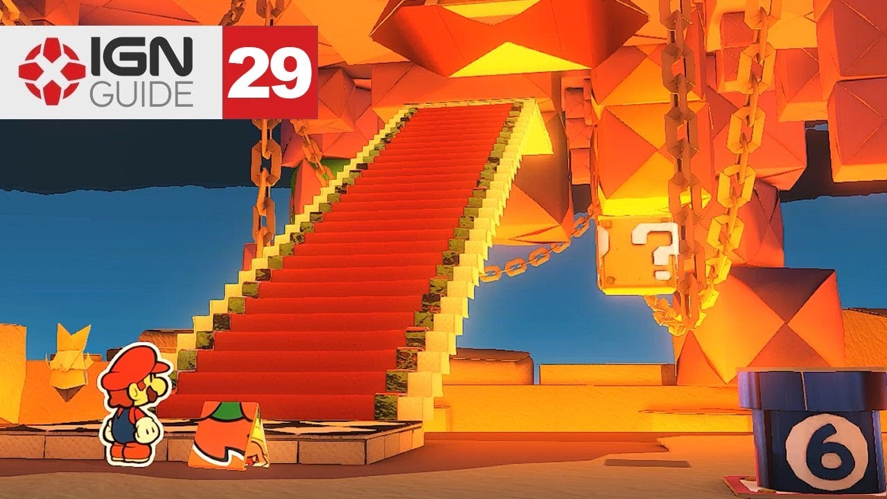 Paper Mario The Origami King Walkthrough King Olly's Origami Castle