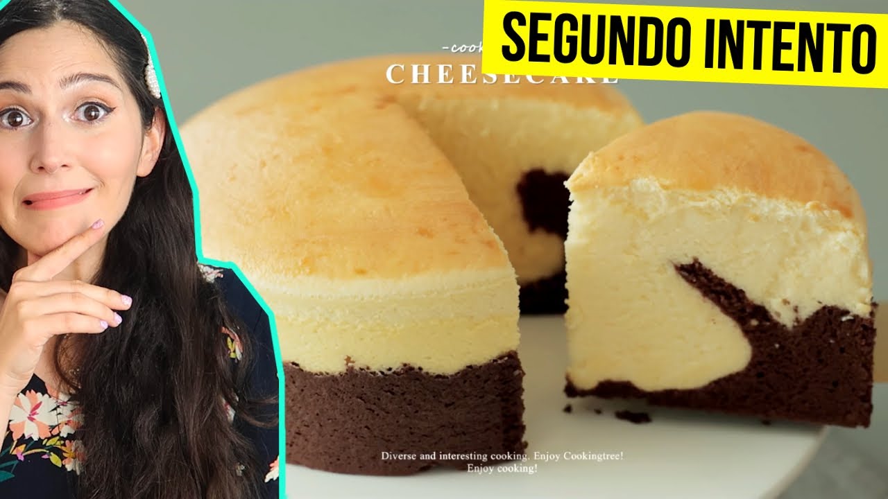 TRATE de hacer POR SEGUNDA VEZ el JAPANESE CHEESECAKE de DOS SABORES Saldrá esta vez?- Caro Trippar