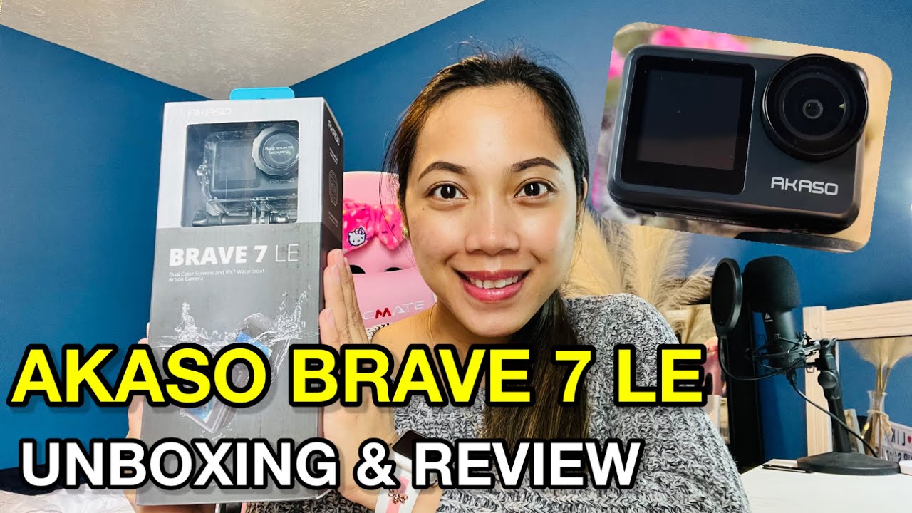 AKASO Brave 7 LE Dual Screen Action Camera on a Budget