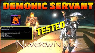 REGIS on FIRE NEW COMPANION Test AOE & ST Demonic Servant  - Neverwinter Mod 25