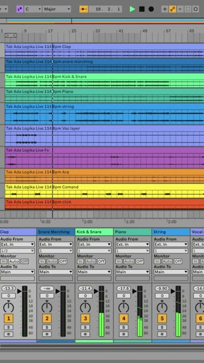 Agnes Monica - Tak Ada Logika | Live Version ( Sequencer ) #musicproducer #abletonlive