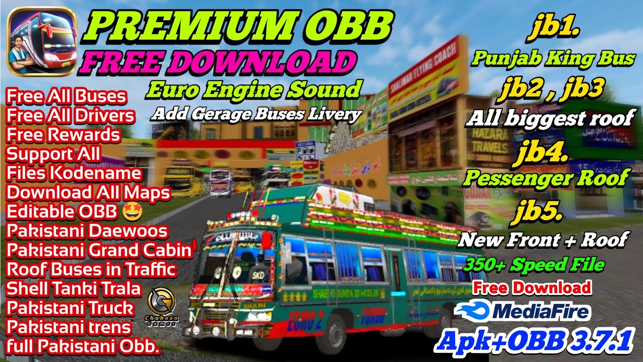 New Premium OBB and Mod APK ultimate money Bussid 3.7.1 || Share Free by Chuhaan Games