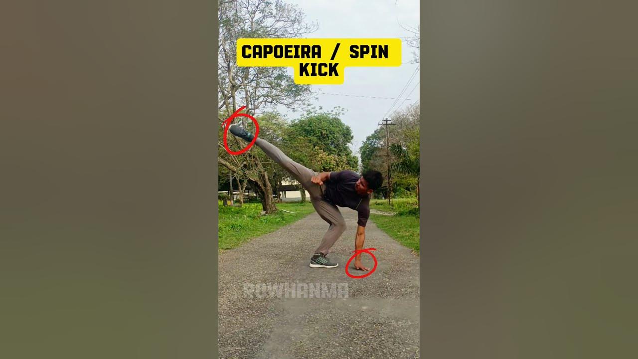 Spin Kicks - Capoeira Tutorial #shorts #kick #tutorial Spin Kicks - Capoeira Tutorial #shorts #kick #tutorial