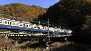 中央線 115系山スカ 笹子トンネル 20131116