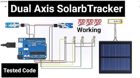 Tinkercad Solar Tracker | Solar Tracker Arduino Dual Axis Tinkercad | LDR Tinkercad Code | Tinkercad