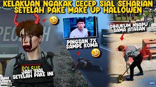 CECEP'S HILARIOUS ANTICS: HAVING A TERRIBLE DAY AFTER PUTTING ON HALLOWEEN MAKEUP LOL🤣 || GTA V R...