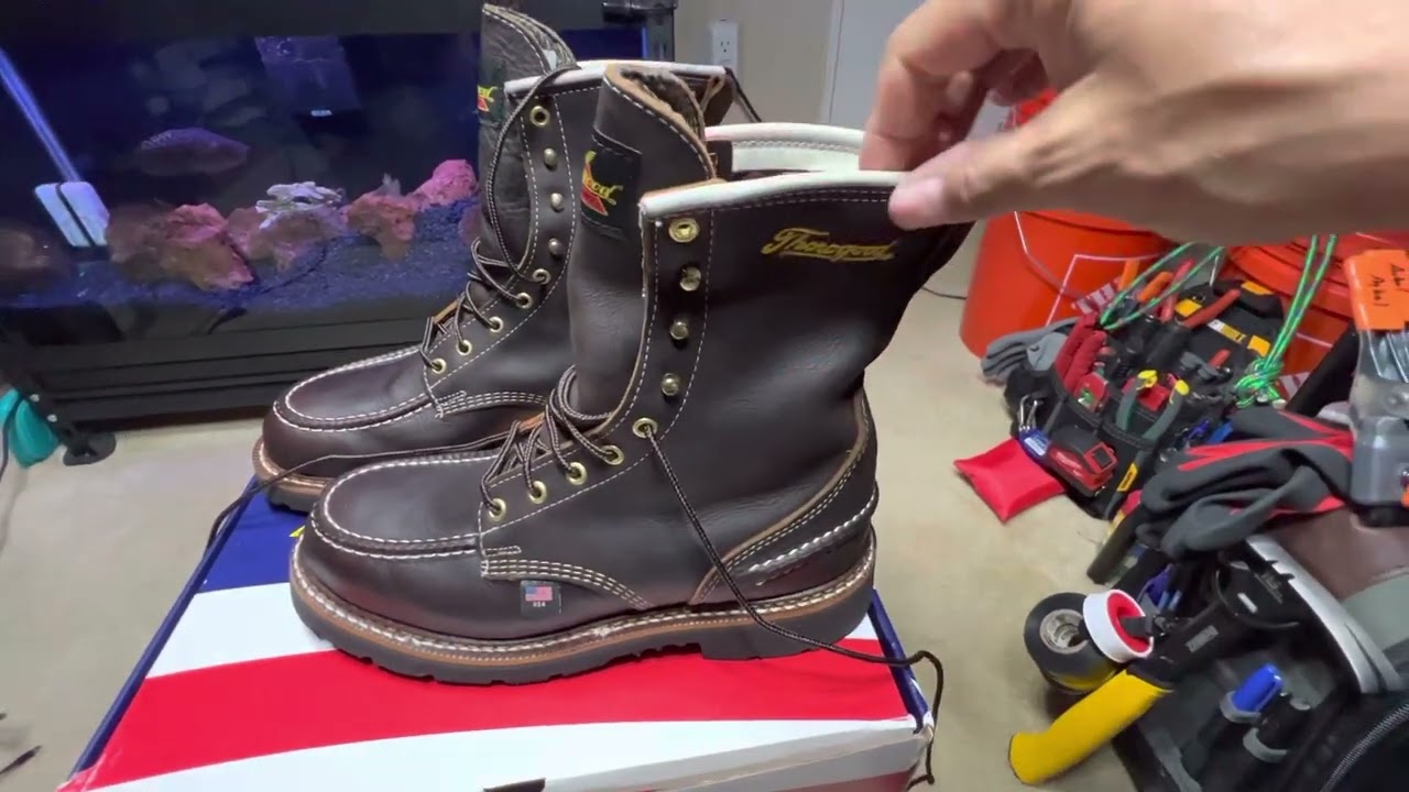 THOROGOOD 814-4141 PITSTOP 8”water proof brown boots