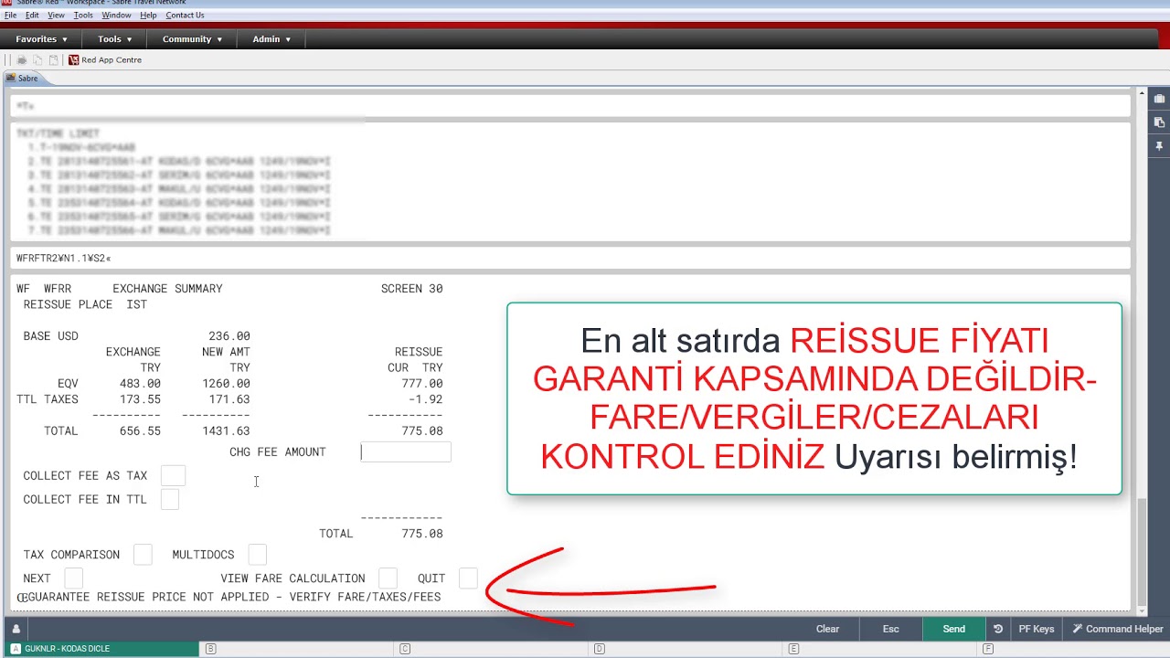 Automated Exchange İşleminin Manuel İşleme Dönmesi