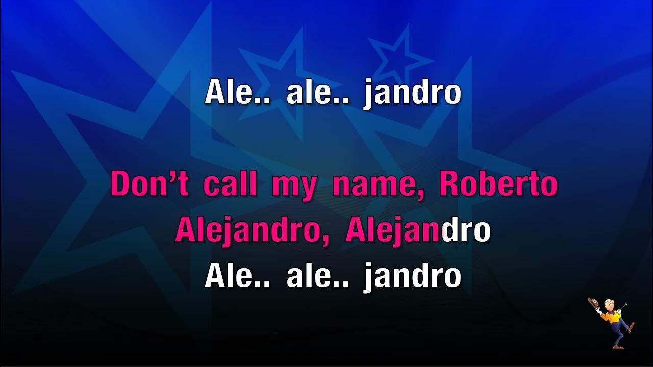 Alejandro - Lady Gaga (KARAOKE) Alejandro - Lady Gaga (KARAOKE)