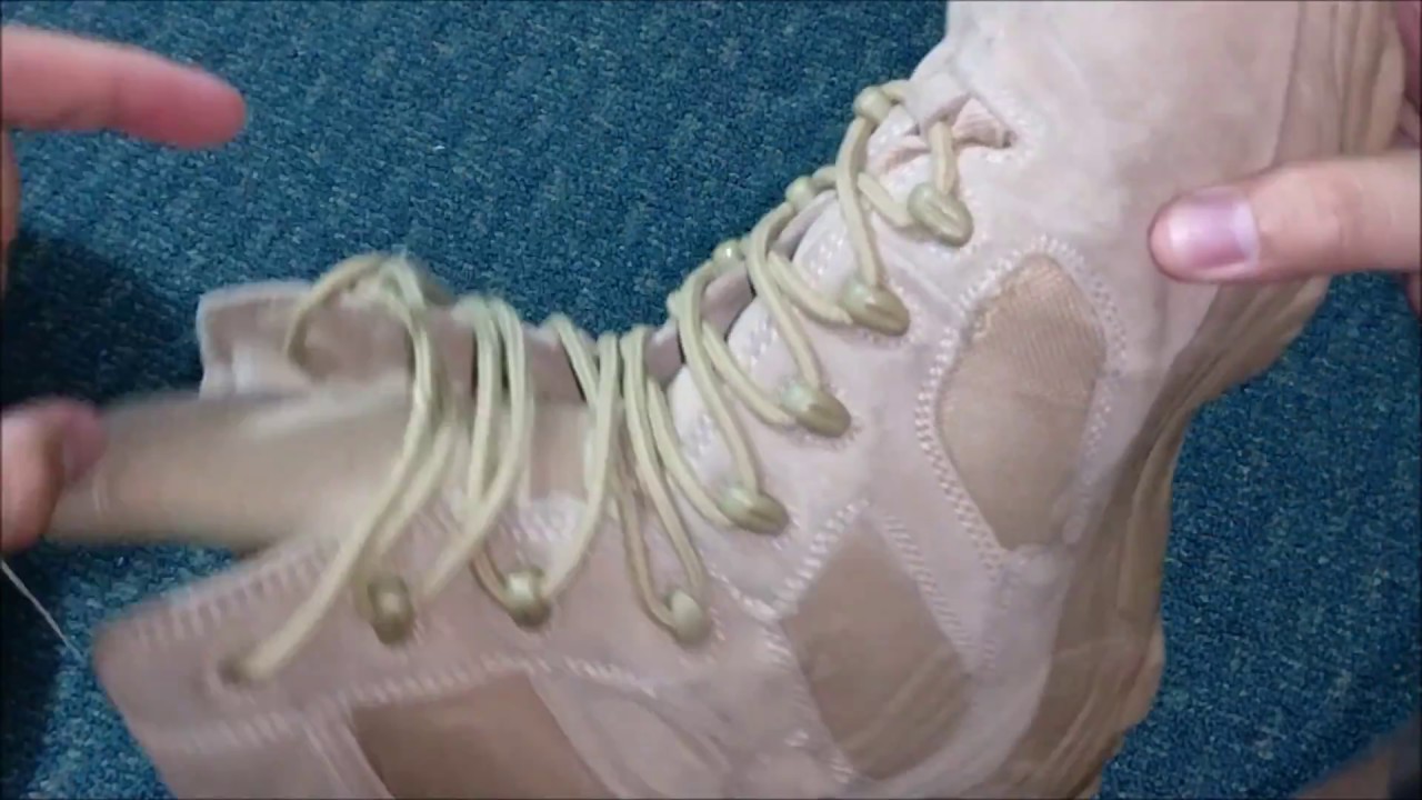 How to sew rips hole in boots YouTube