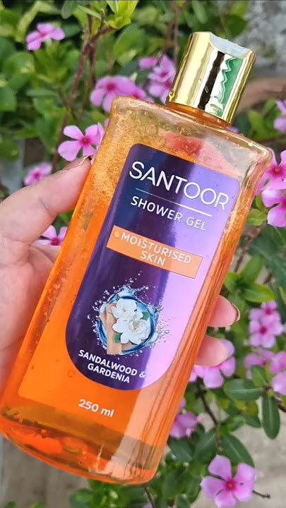 Best Shower Gel For Women🌸 Santoor Shower Gel Review #skincare #skincareroutine #shorts #share
