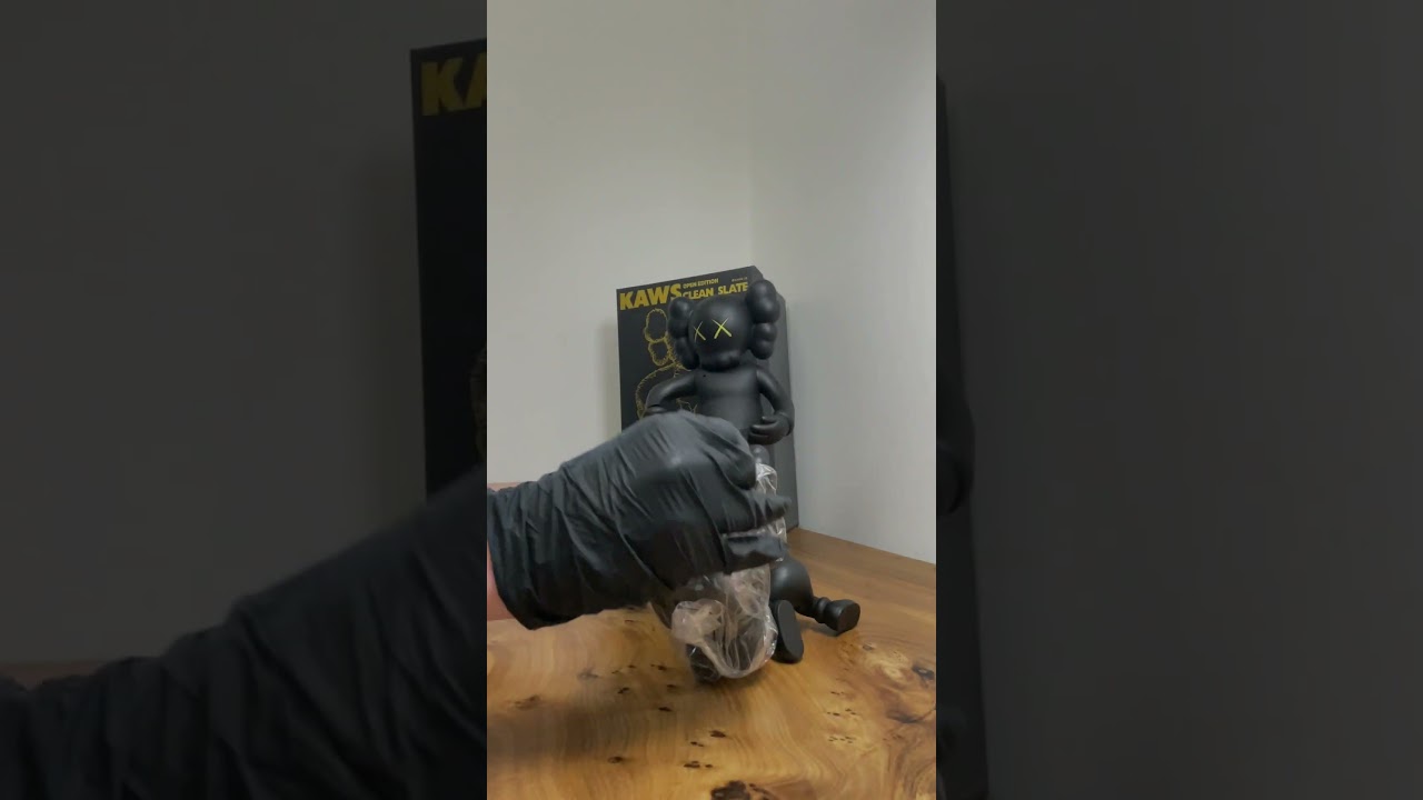 Kaws family clean slate black  