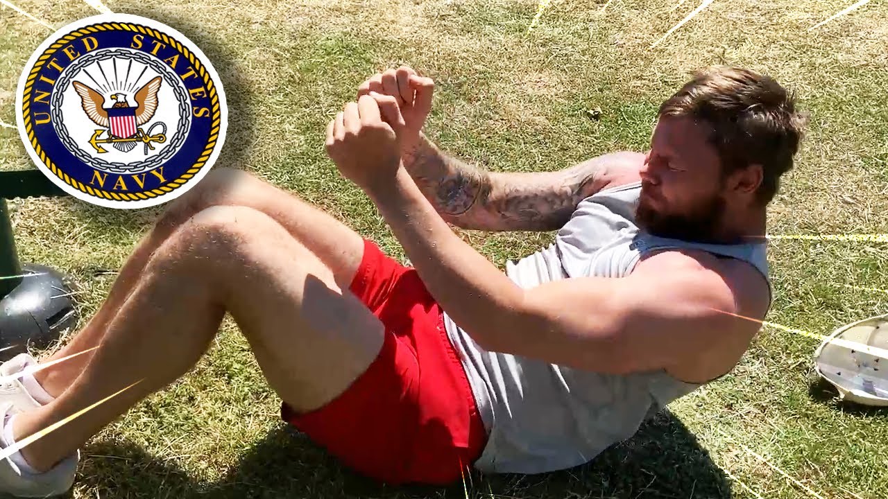 Bodybuilder tries NAVY SEAL fitness test... bodybuilding YouTube