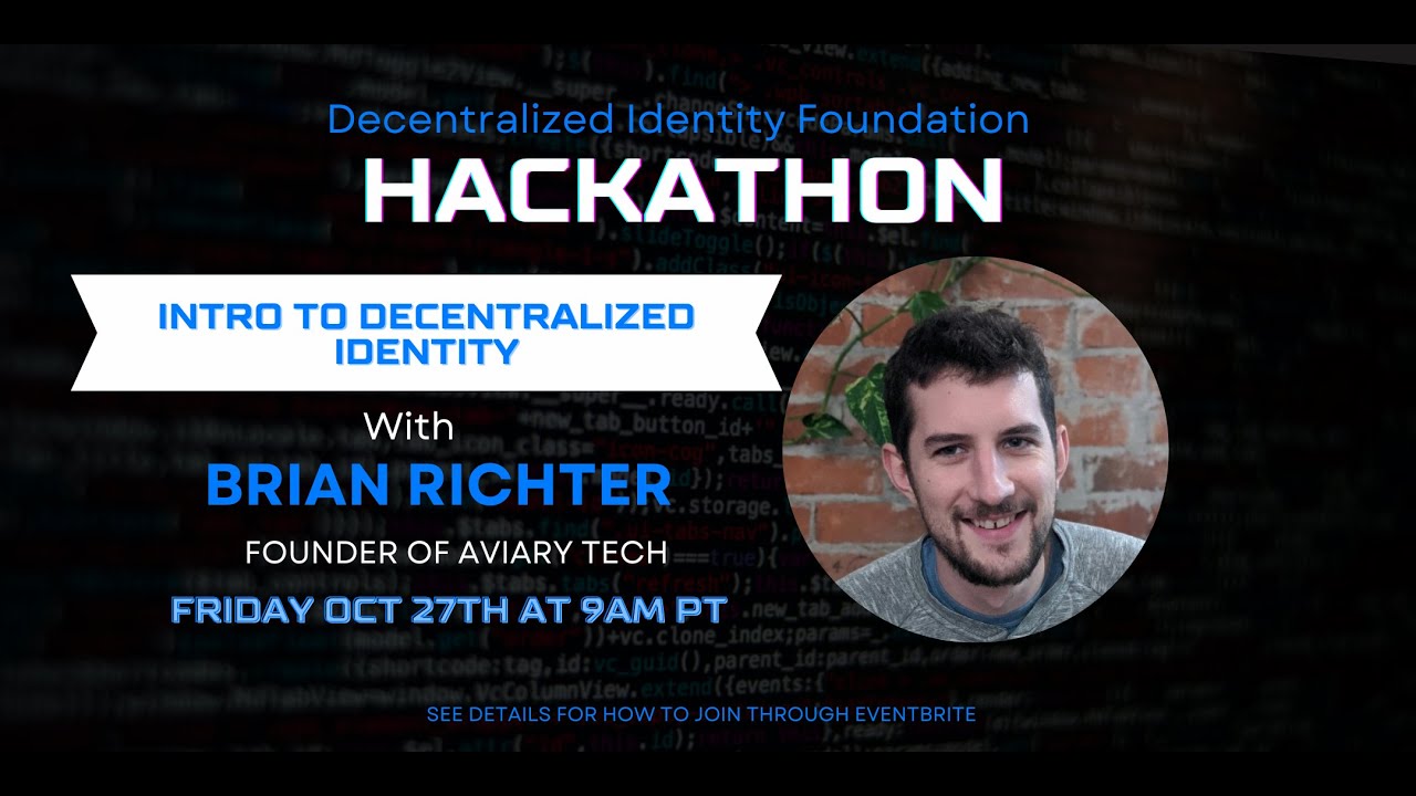 An Introduction to Decentralized Identity with Brian Richter of Aviary Tech