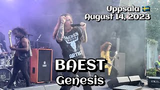 BAEST - Genesis - @Parksnäckan, Uppsala, Sweden🇸🇪 August 14, 2023 LIVE HDR 4K