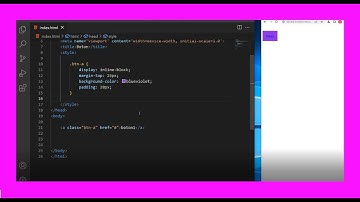 como CREAR un BOTON en HTML con visual studio CODE 🔋