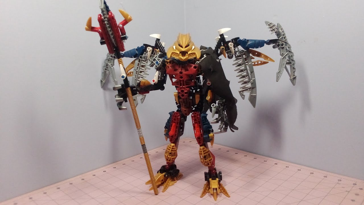 Lego Bionicle Moc Instructions Makuta Tridax Combo Model (Brutaka