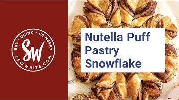 Nutella Puff Pastry Snowflake