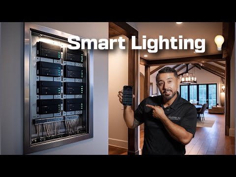 Control4 Centralized Smart Lighting In A New Smart Home