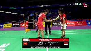 [BWF] WS - Group C｜Komang A. C. Dewi (INA) vs Liang Ka Wing (HKG) H/L | Uber Cup Finals 2024