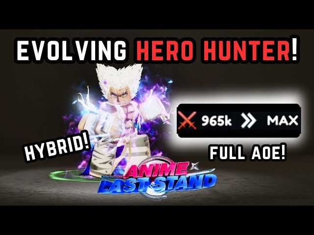 [NEW] EVOLVING GAROU / HERO HUNTER - FULL AOE HYBRID! | ANIME LAST STAND class=