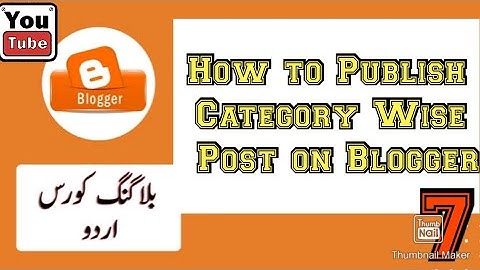 How to Publish Category Wise Post on Blogger | How to Make Label in Blogger | Blogger in Hindi