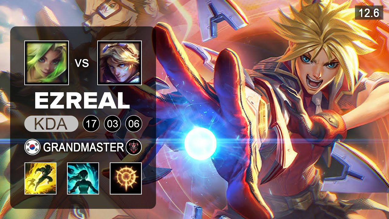 Ezreal vs Zeri ADC - KR Grandmaster - Season 12 Patch 12.6