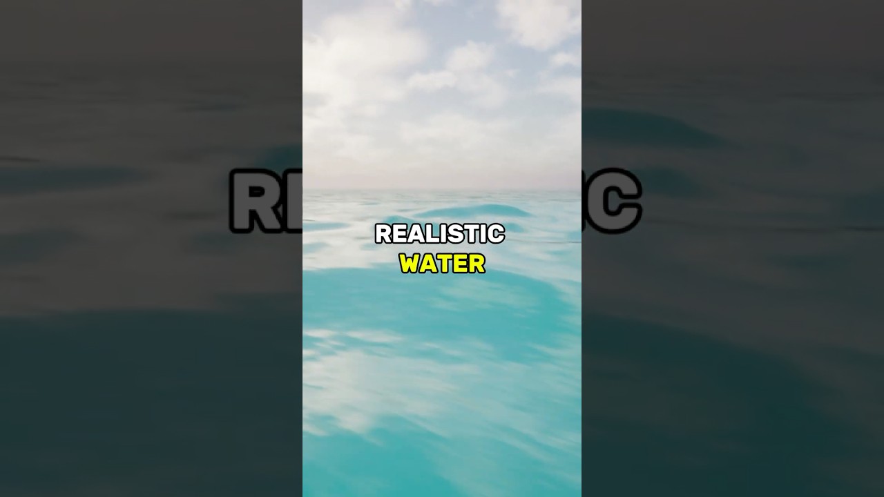 How to Add REALISTIC Water in Unreal Engine 5 in 30 SECONDS!!!
