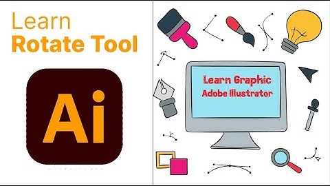 How to use the Rotate and Reflect Tools in Adobe illustrator - Adobe Illustrator Training video