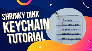 SHRINKY DINKS KEYCHAIN TUTORIAL #shrinkydinks #keychains