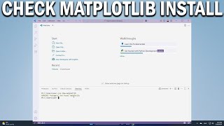 Celebrity How To Check if Matplotlib is Installed in VS Code Profile