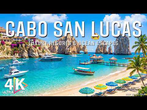 Cabo San Lucas 🇲🇽 4K Drone Footage 🐋 Dreamy Ocean Views & Deep House Chill 🌊