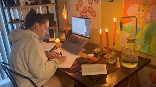 Write a novel with me | 3 hours of writing vlog