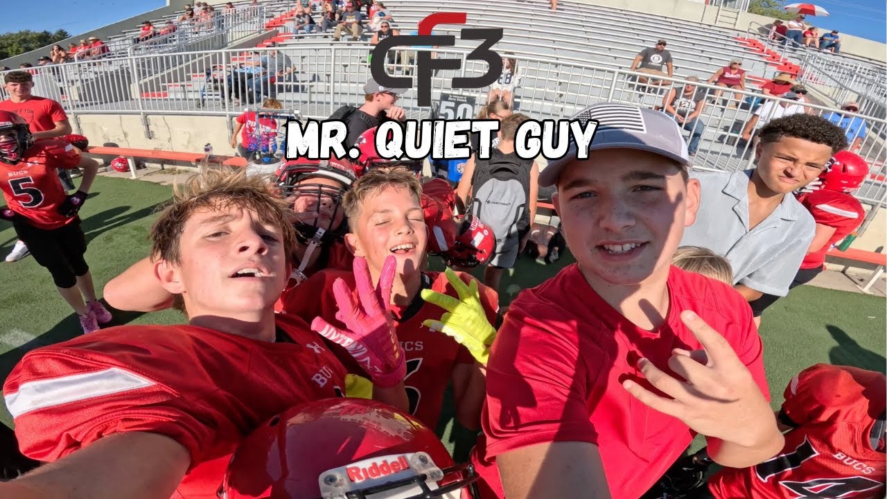Mr. Quiet Guy is Mr. Reliable | Go Pro PeeWee Football POV
